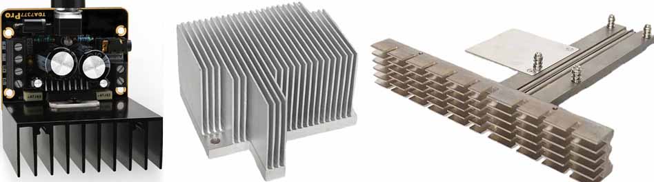 audio heat sink application