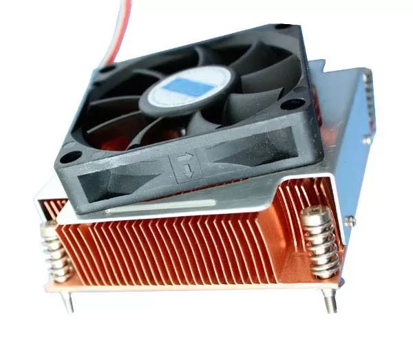 copper heatsink with fan